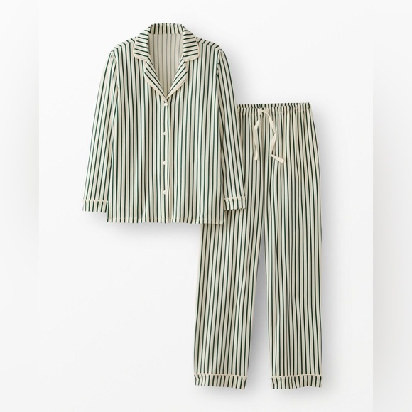 NWOT HANNA ANDERSSON Long Sleeve HannaSoft Pajama Top XS and Bottoms M
